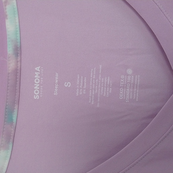Sonoma Sleepwear T- Shirt - Picture 2 of 3